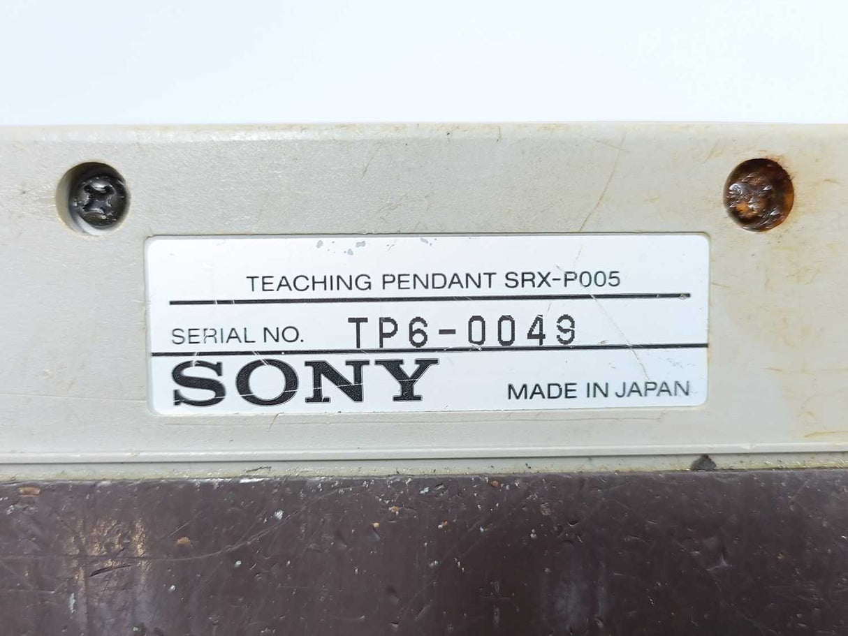 Sony SRX-P005 Teaching Pendant