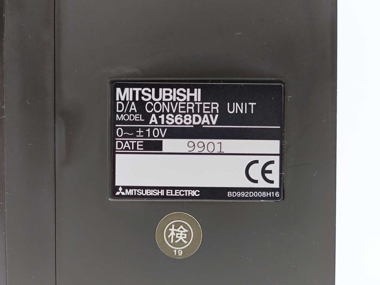 Mitsubishi A1S68DAV D/A Converter Unit