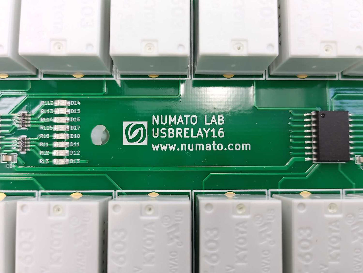 Numato Lab USBRELAY16 16 Channel USB Relay Module