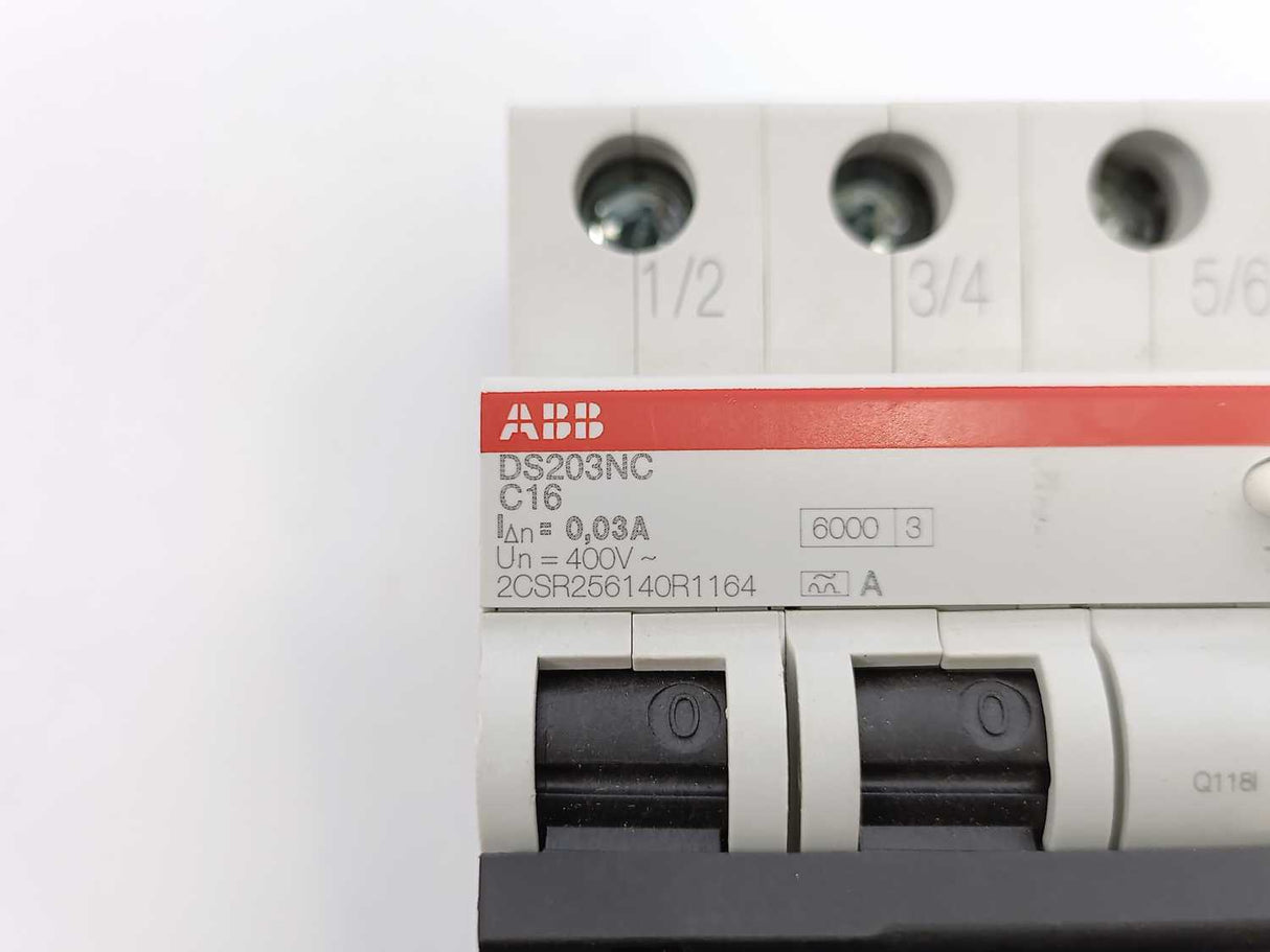 ABB 2CSR256140R1164 DS203NC C16 A30 Residual Current Circuit Breaker