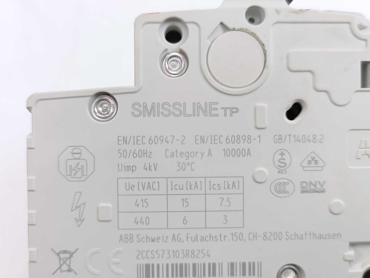 ABB 2CCS573103R8254 Miniature Circuit Breaker S403M-C25NP