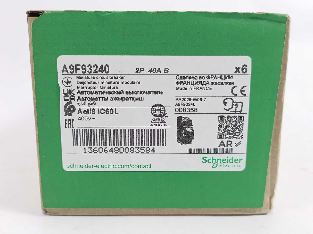 Schneider Electric A9F93240 Miniature Circuit Breaker