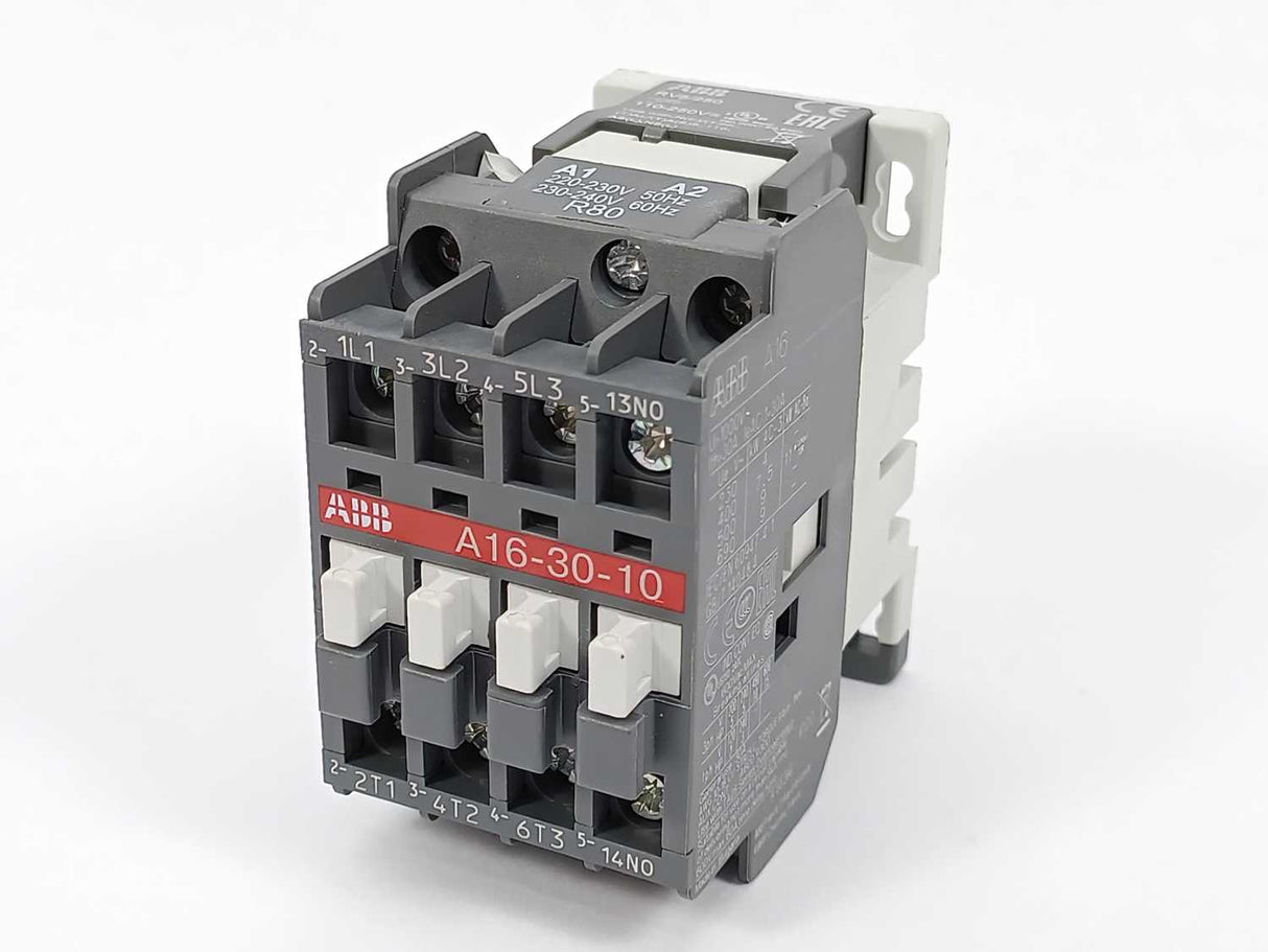 ABB 1SBL181001R8010 A16-30-10 Contactor, Coil R80 220-240V AC