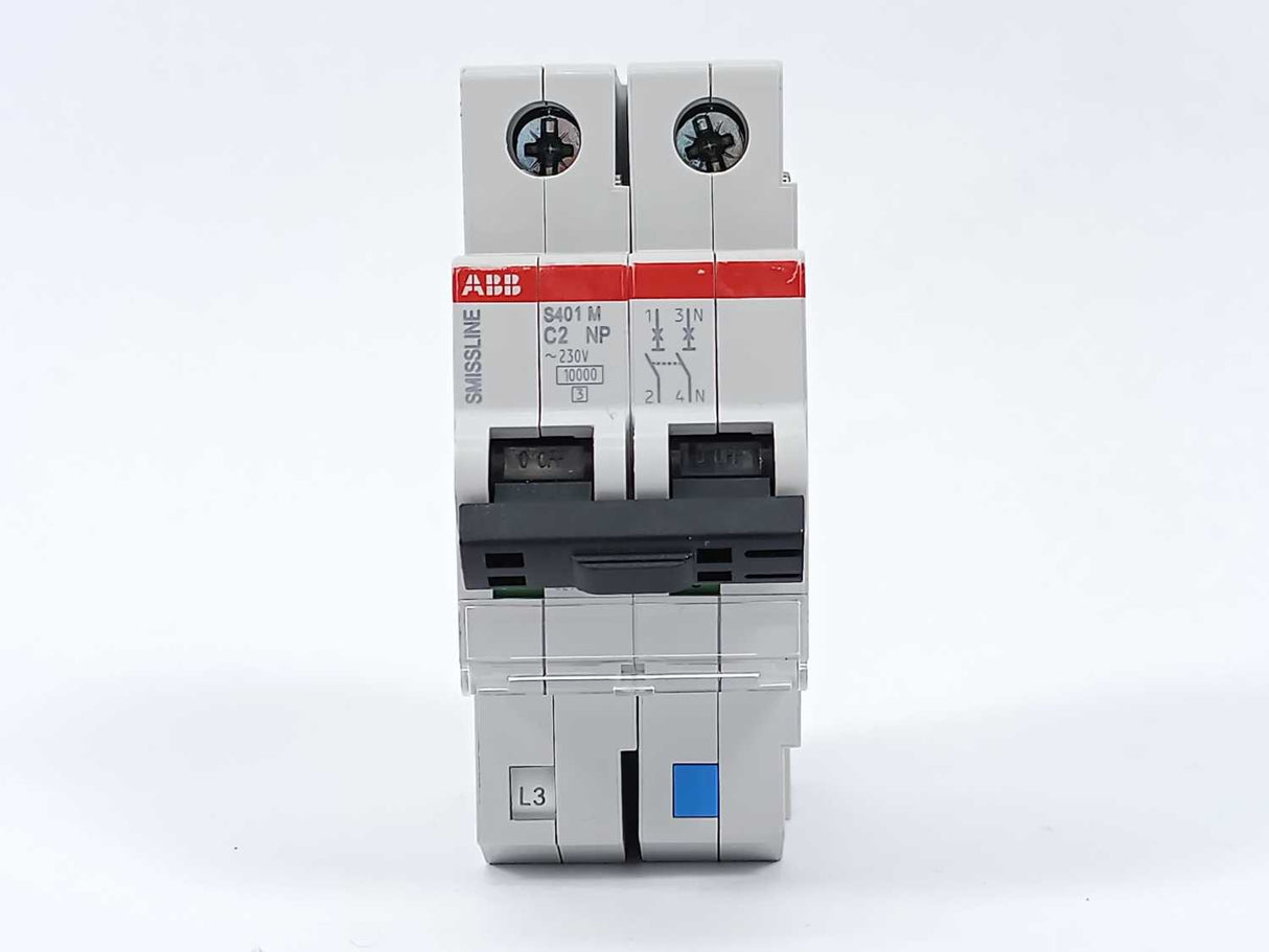 ABB 2CCS571103R8024 S401M-C2NP Plug-in SMISSLINE Circuit Breaker