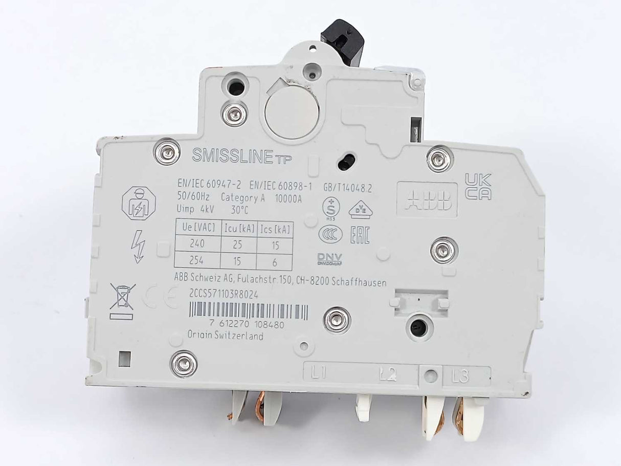 ABB 2CCS571103R8024 S401M-C2NP Plug-in SMISSLINE Circuit Breaker