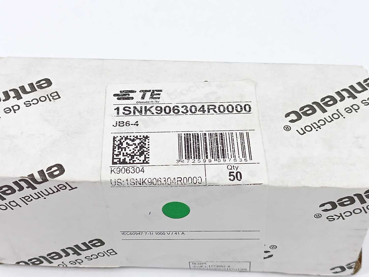 ABB 1SNK906304R0000 JB6-4 4 Pole Jumper Batch 50 Pcs.