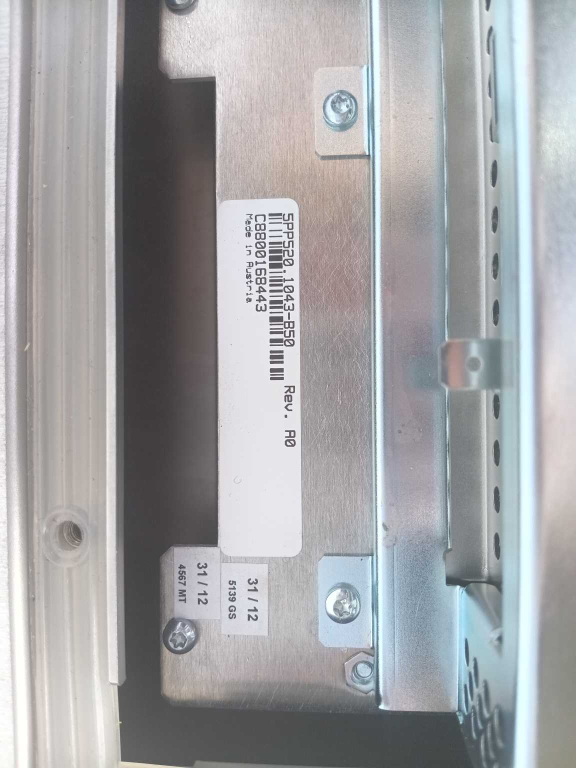 B&R 5PP520.1043-B50 Power Panel 500 Touchscreen Panel 5PP5.499822.000-00