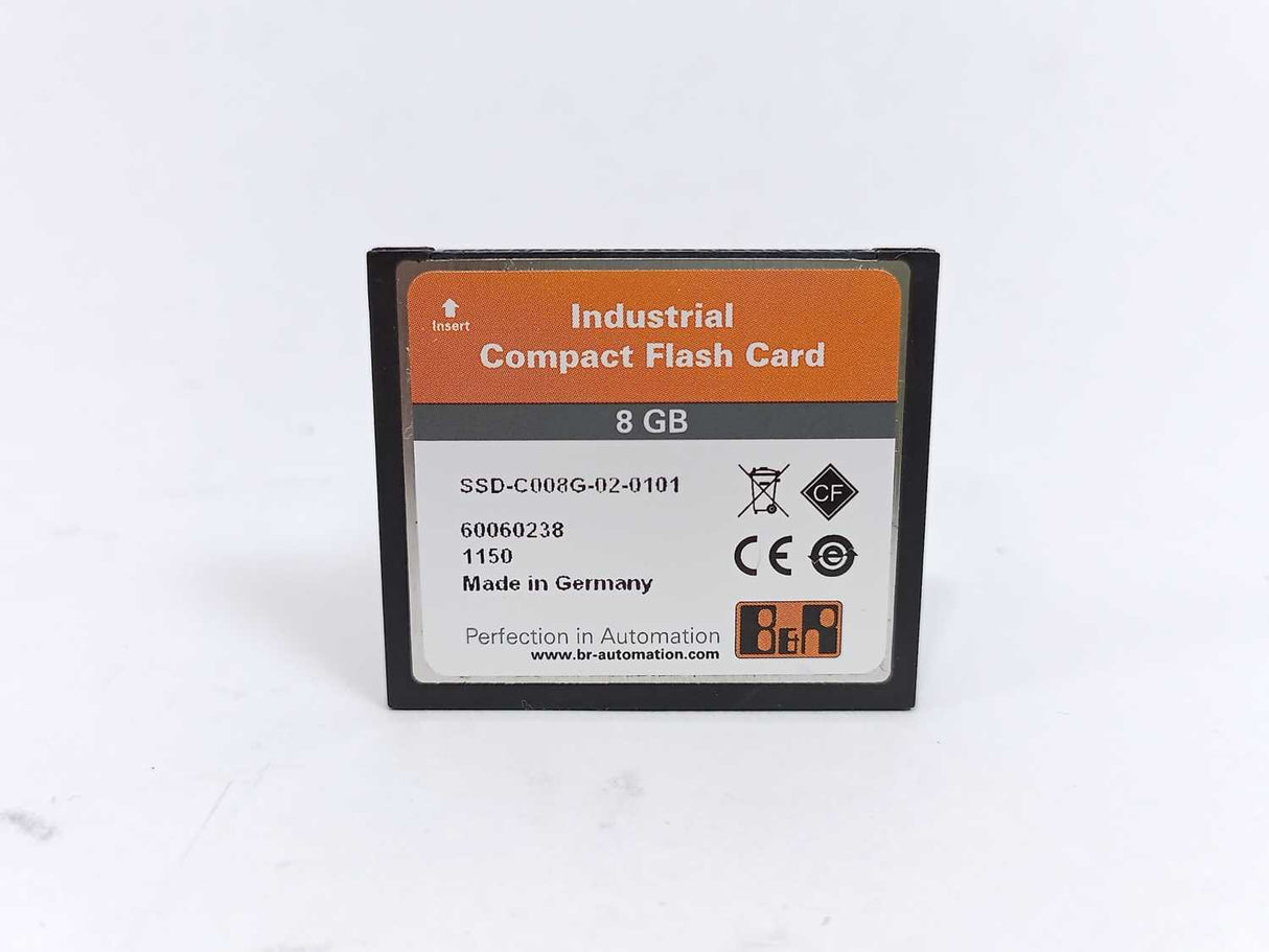 B&R 5CFCRD.8192-06 SSD-C008G-02-0101 8 GB CompactFlash Cards