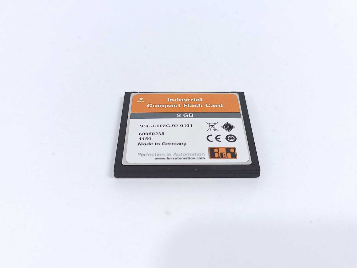 B&R 5CFCRD.8192-06 SSD-C008G-02-0101 8 GB CompactFlash Cards