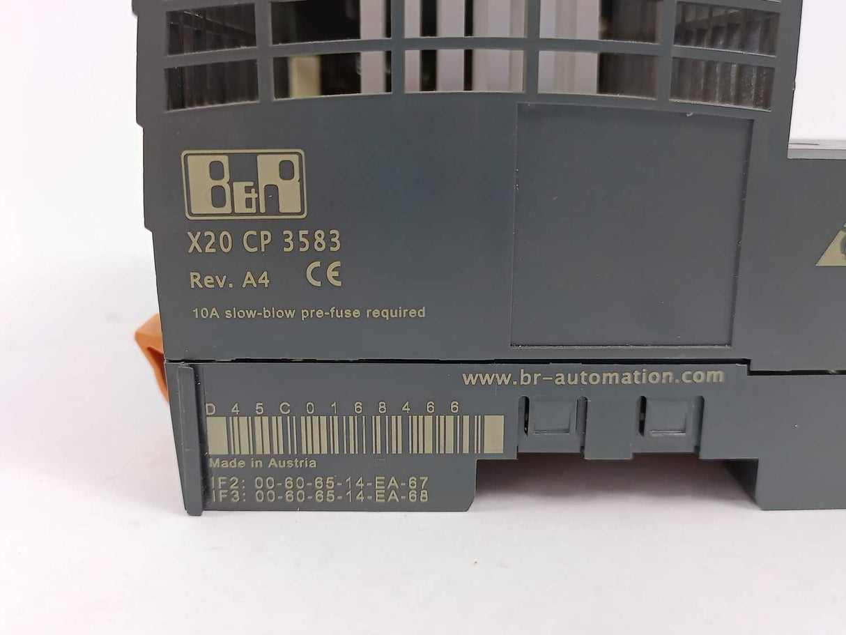 B&R X20CP3583 Atom-based X20 Controller