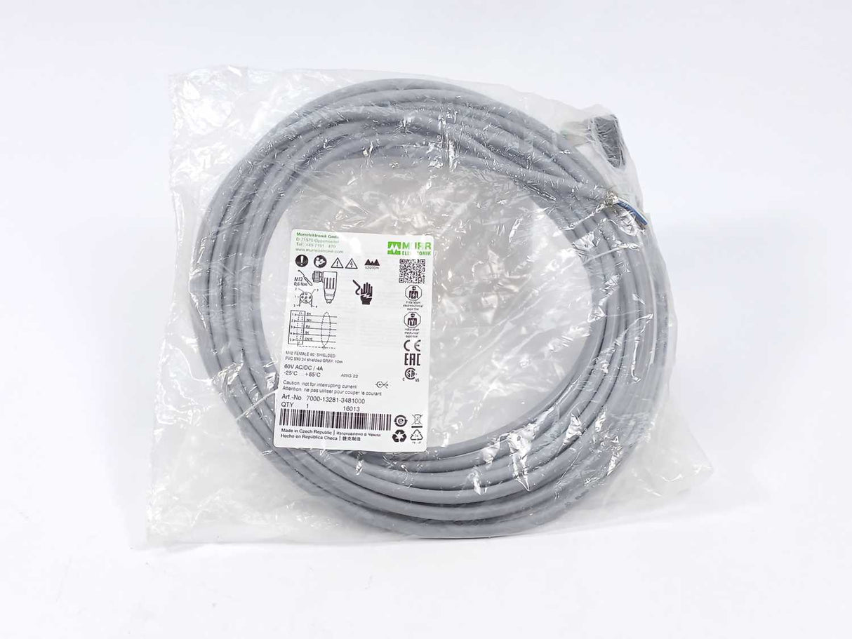 MURR Elektronik 700-13281-3481000 M12 Female Circular Connection + Sensor Cable