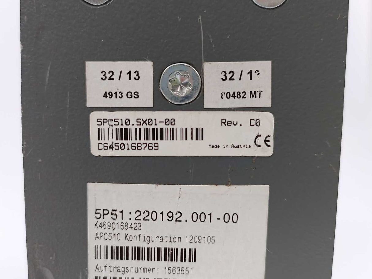 B&R 5PC510.SX01-00 Automation PC 510