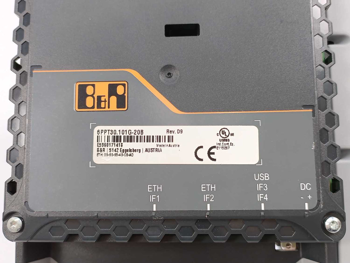 B&R 6PPT30.101G-20B Power Panel T30 10.1"