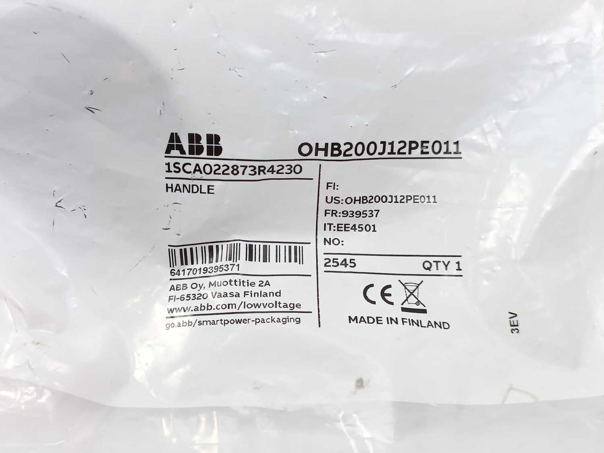 ABB 1SCA022873R4230 OHB200J12PE011 Pistol Handel
