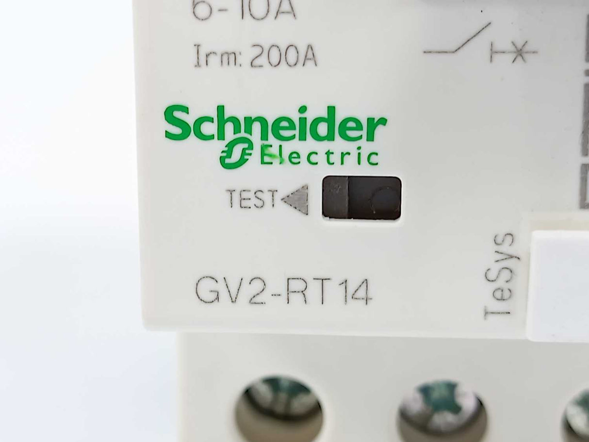 Schneider Electric GV2-RT14 Motor Circuit Breaker 6-10A