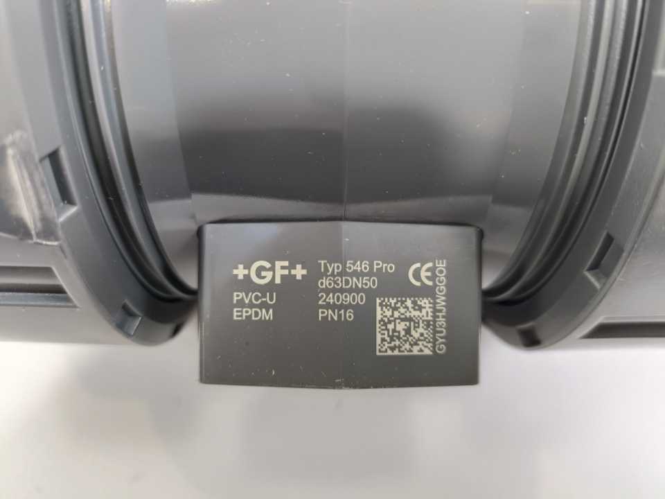 +GF+ 161546067 Ball Valve Type 546 PVC-U d63 DN50
