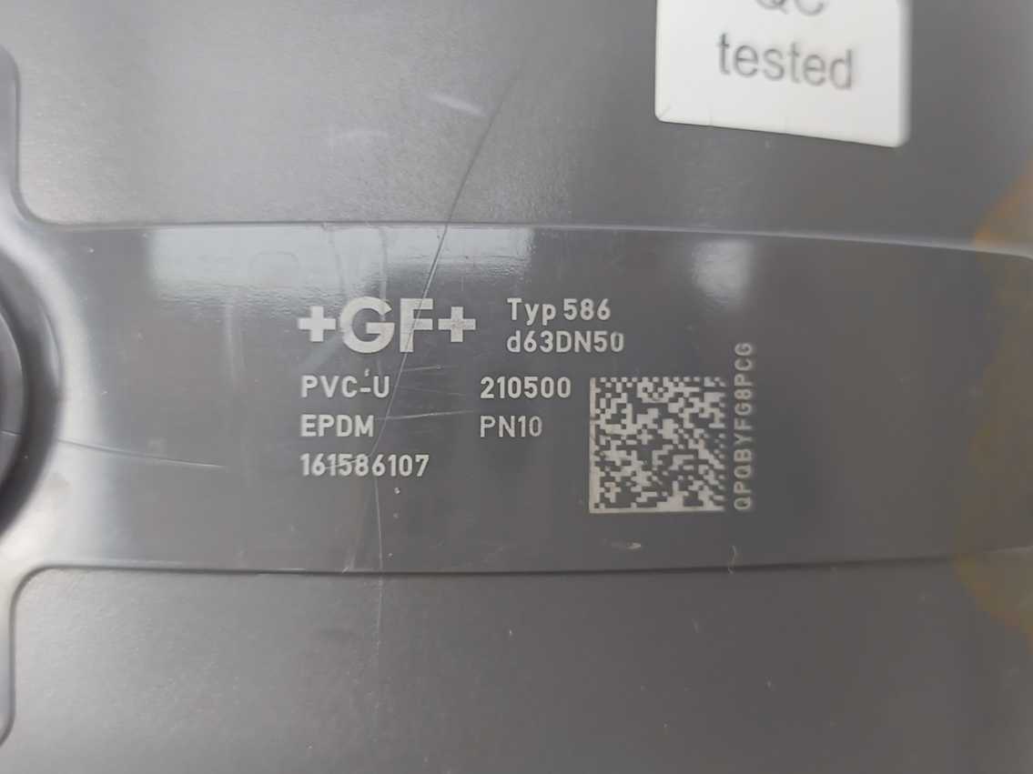 +GF+ 161586107 Type 586 Pressure Retaining Valve D63DN50