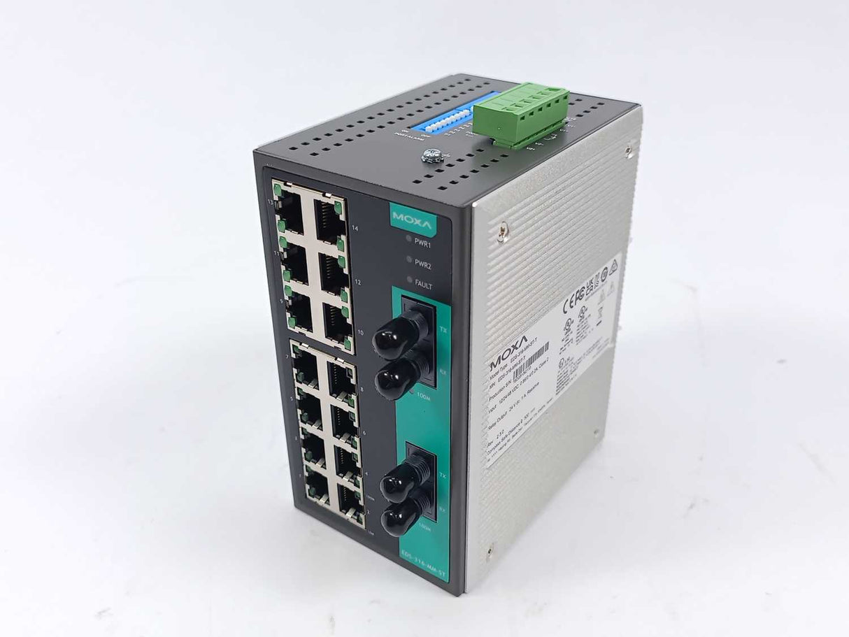 Moxa EDS-316-MM-ST-T EtherDevice Switch