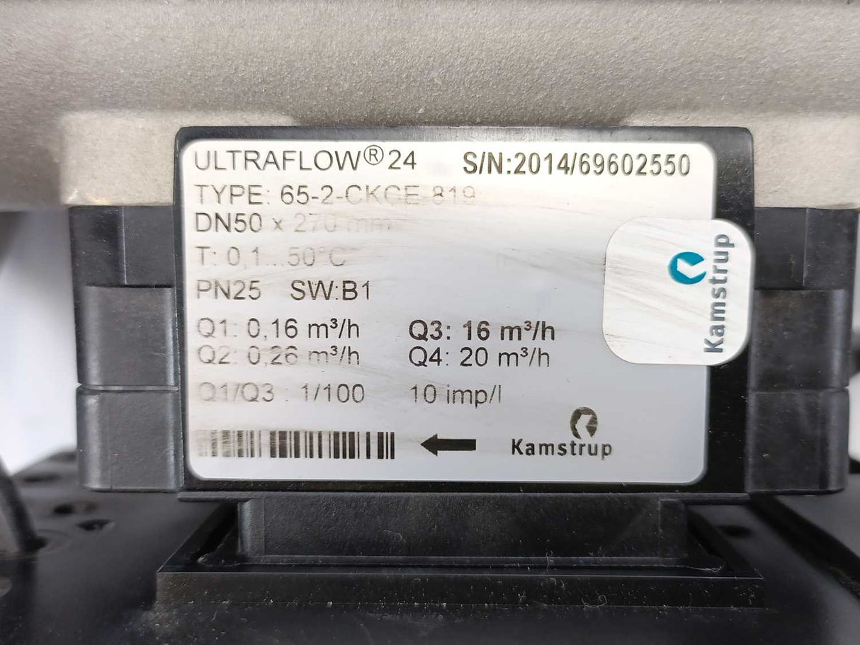Kamstrup 65-2-CKCE 819 MULTICAL 62 Water Meter DN50x270mm