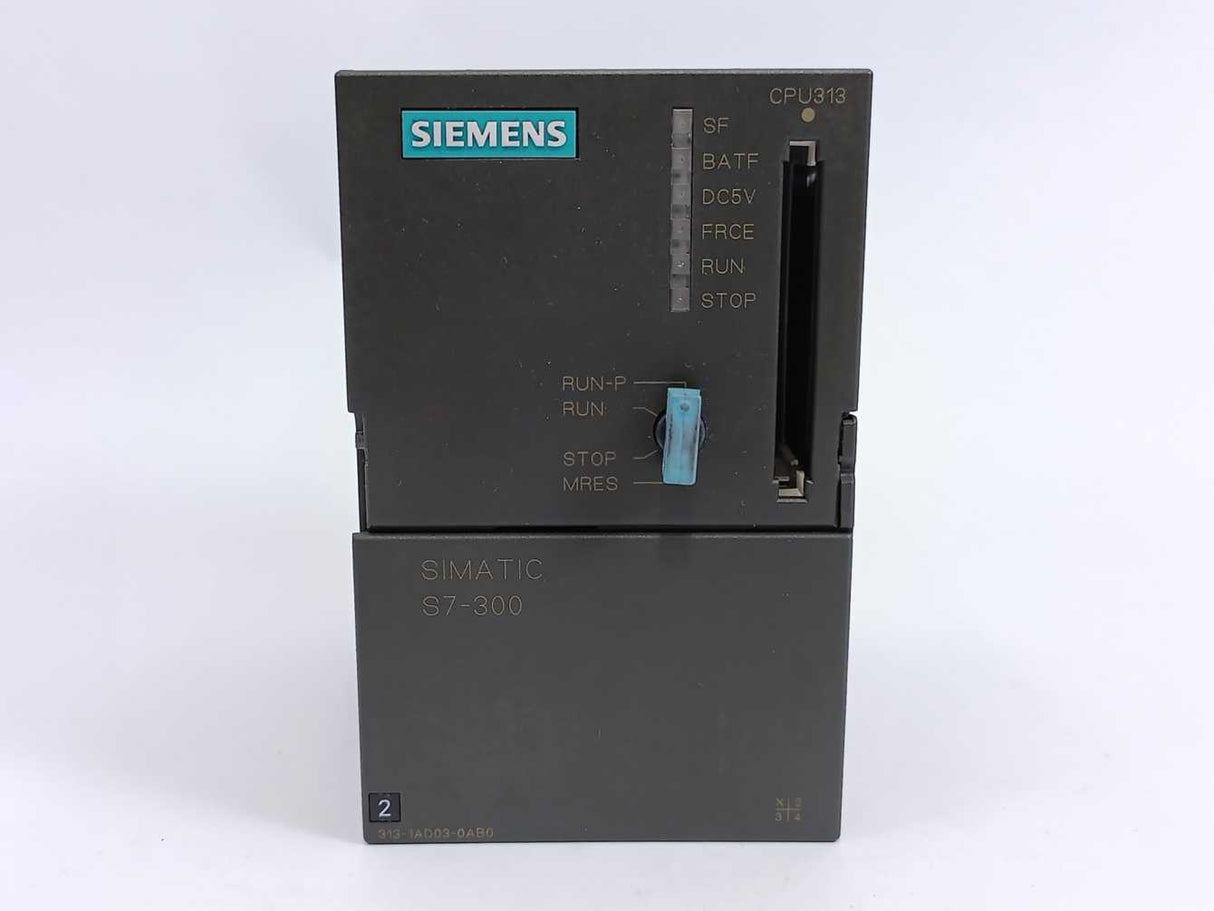 Siemens 6ES7313-1AD03-0AB0 SIMATIC S7 CPU 24VDC 0.7A