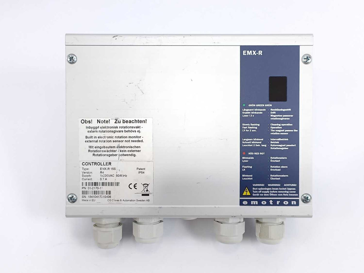 Emotron 01-2170-11 EMX-R 15S Speed-controlled Drive System