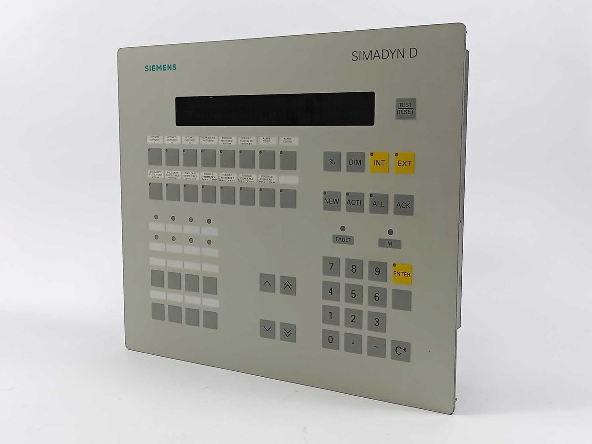 Siemens 6DD1670-0AF0 SIMADYN D Operator Panel - 465 670.9005.00
