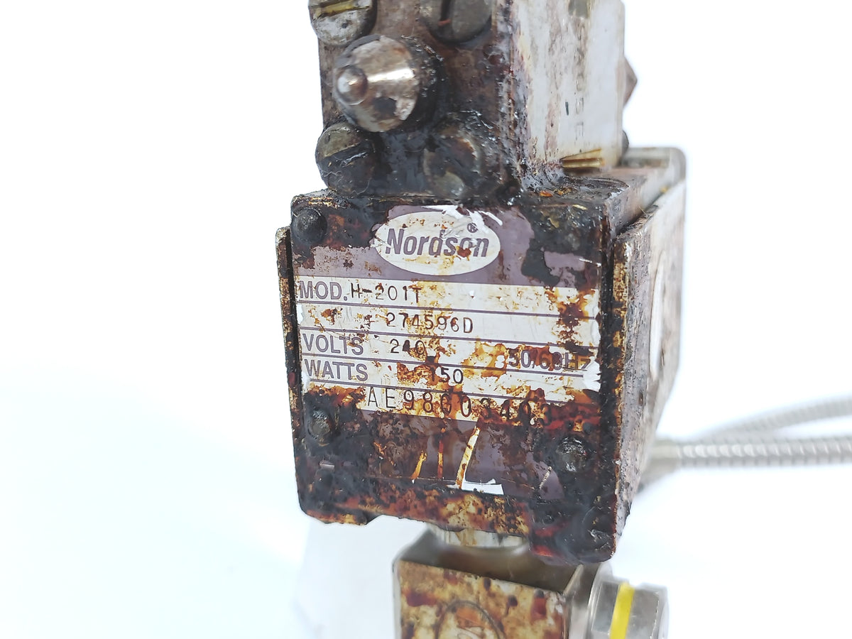 Nordson 274596D H-201T Hot Melt Adhesive Gun / Applicator
