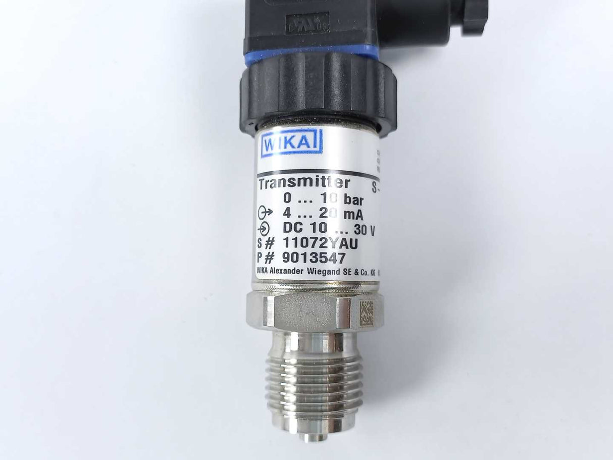 WIKA 9013547 S-10 Pressure Transmitter 0...10 bar