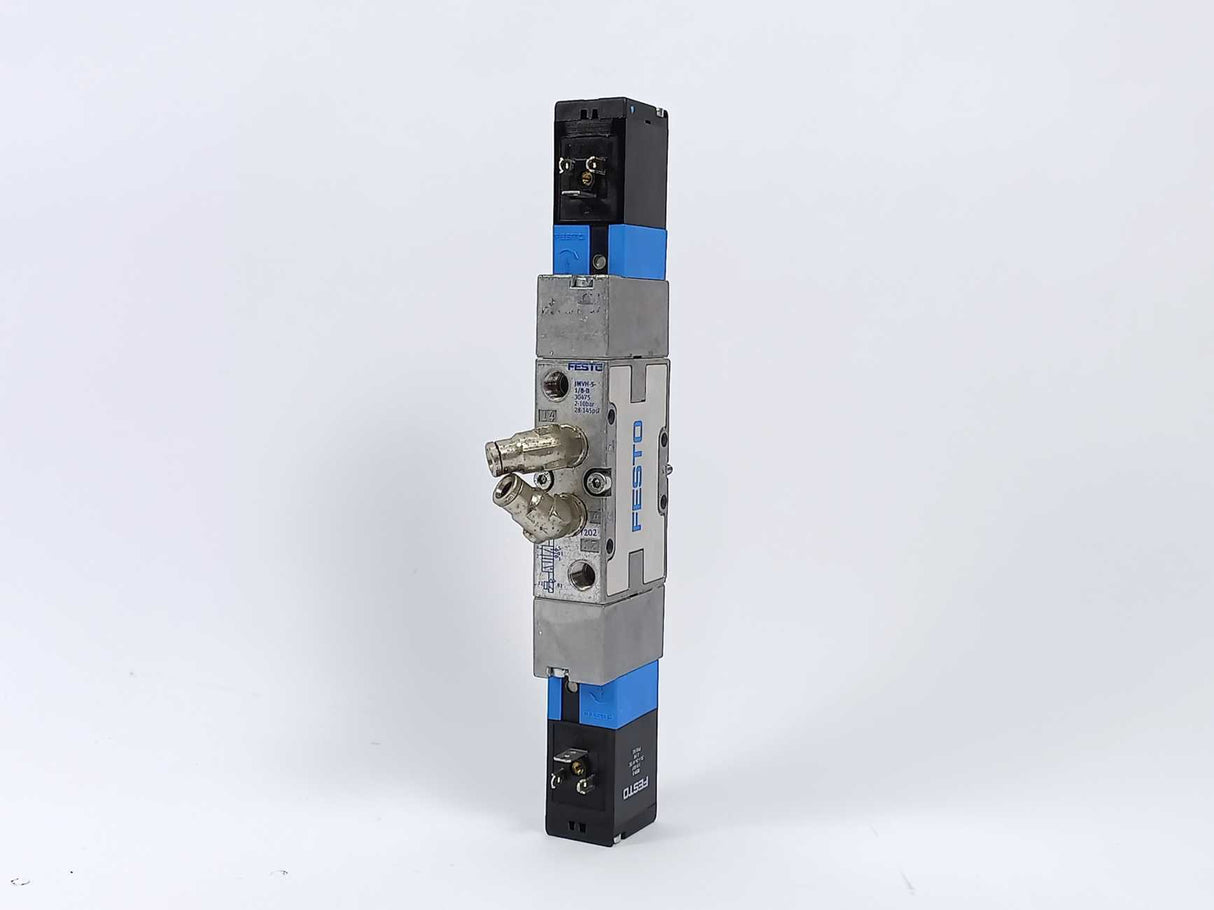 Festo 30475 JMVH-5-1/8-B Solenoid Valve 2-10bar w/ 2x 119807 MSV-3