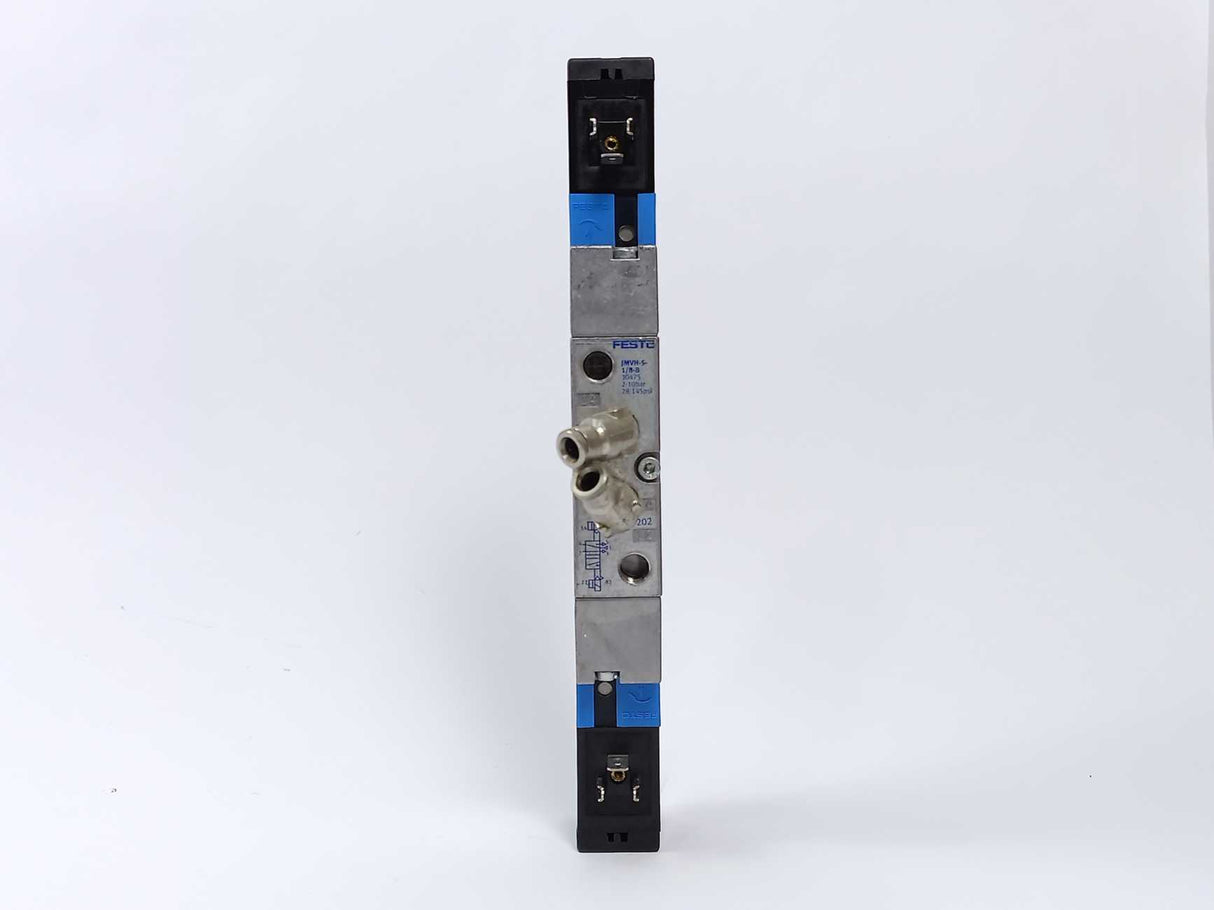 Festo 30475 JMVH-5-1/8-B Solenoid Valve 2-10bar w/ 2x 119807 MSV-3