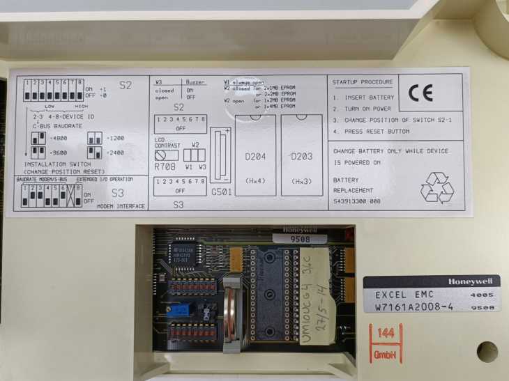Honeywell W7161A2008-4 4007 Excel EMC
