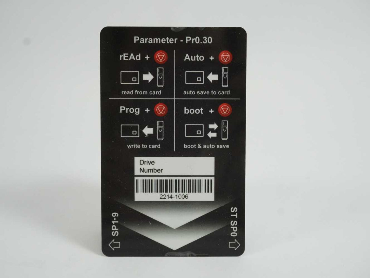 Control Techniques 2214-1006 Data Storage SmartCard 64kB