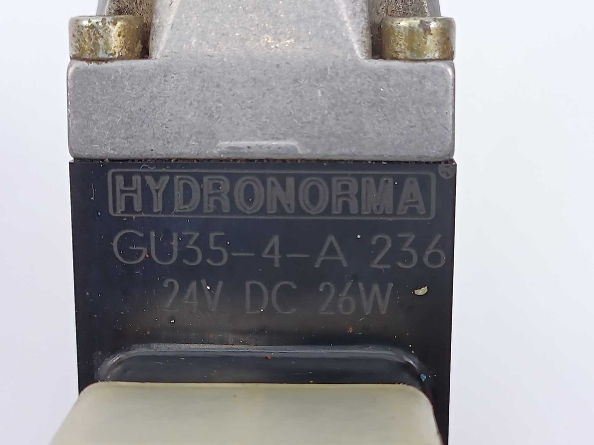 Mannesmann Rexroth 4WE 6 Y53/AG24NZ4QAG24 Hydraulic Control Valve w/ GU35-4-A
