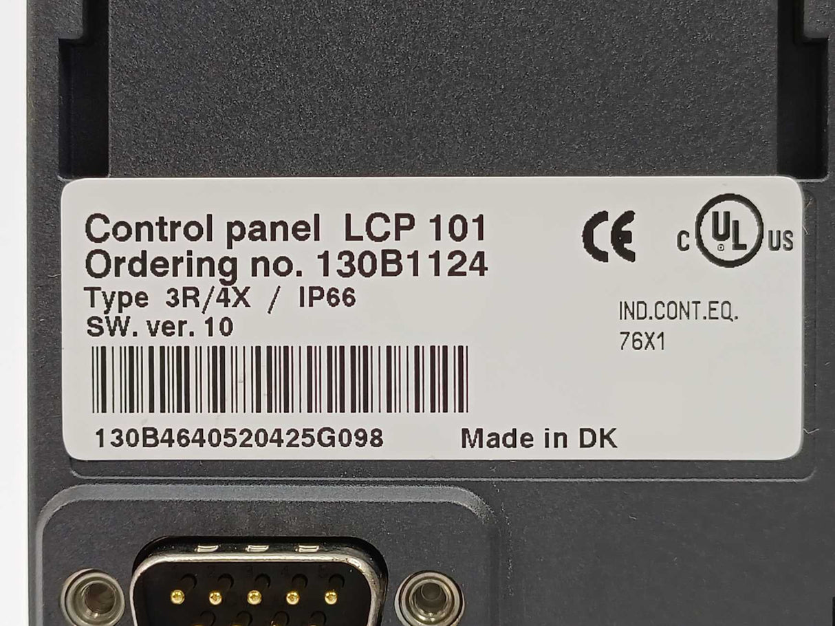 Danfoss 130B1124 Control Panel LCP 101