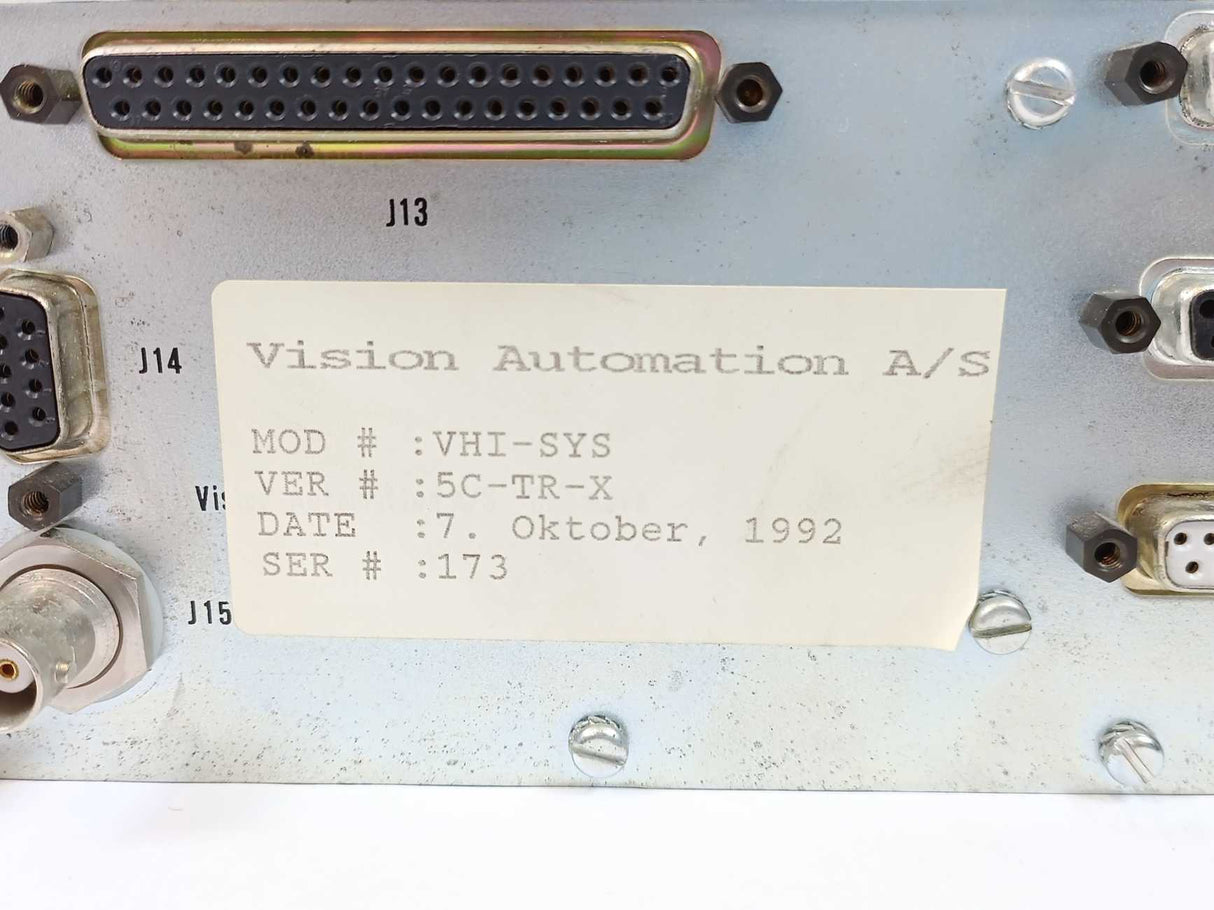 Vision Automation VHT-SYS 5C-TR-X Machine Vision Controller