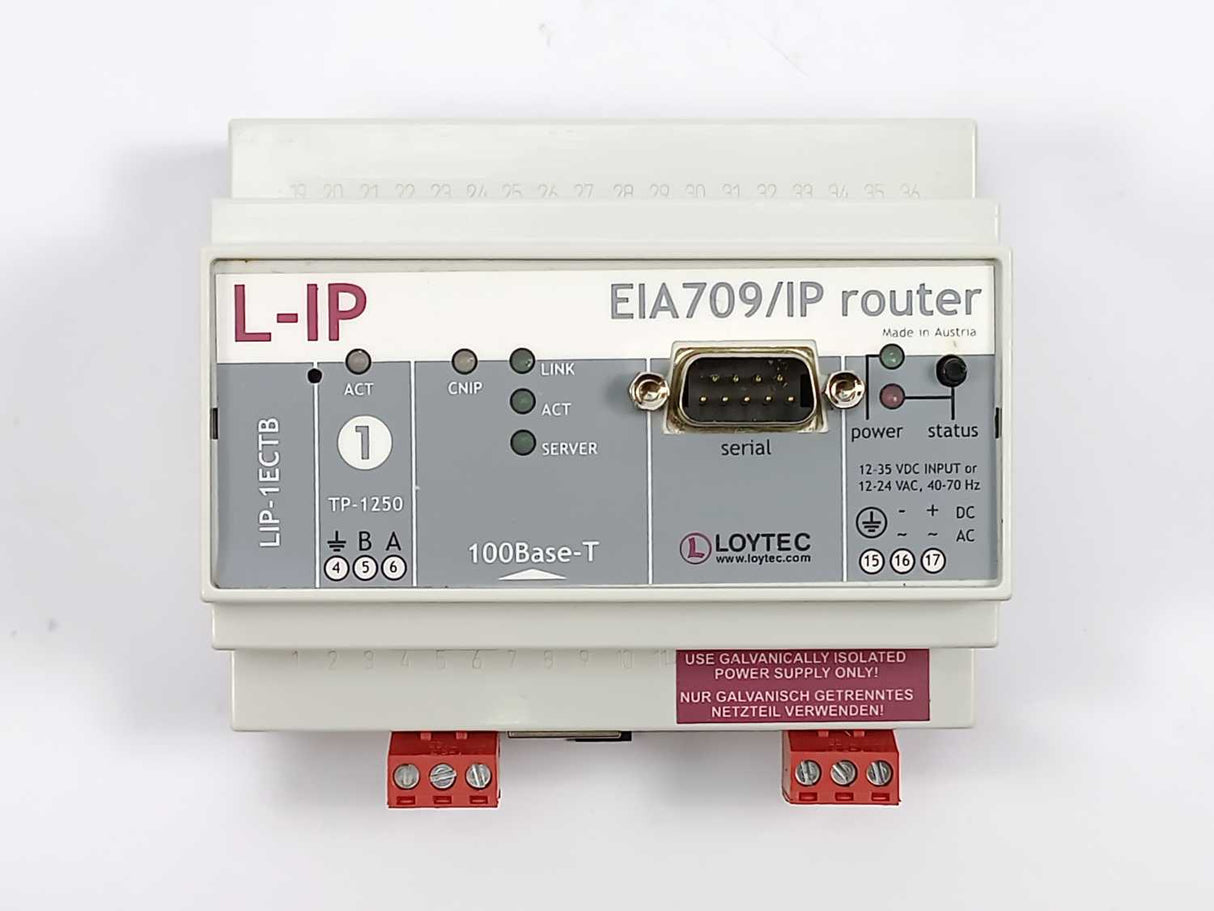 LOYTEC electronics LIP-1ECTB EIA709/IP Router