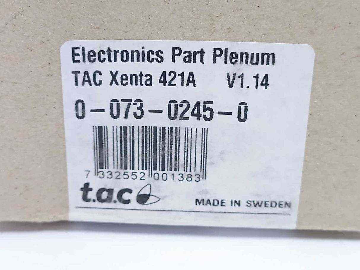 t.a.c 0-073-0245-0 TAC Xenta 421A Electronics Part Plenum