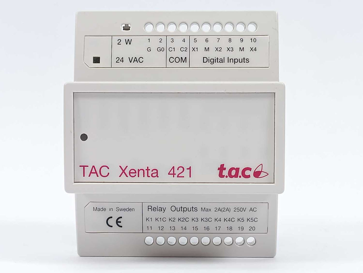 t.a.c 0-073-0241-1 TAC Xenta 421 Digital Input/Output Module
