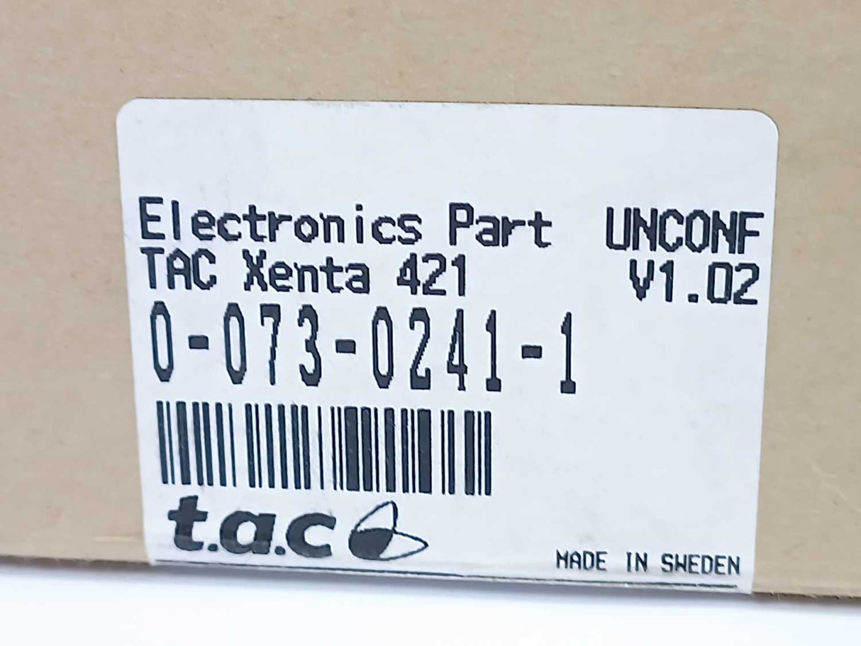 t.a.c 0-073-0241-1 TAC Xenta 421 Digital Input/Output Module