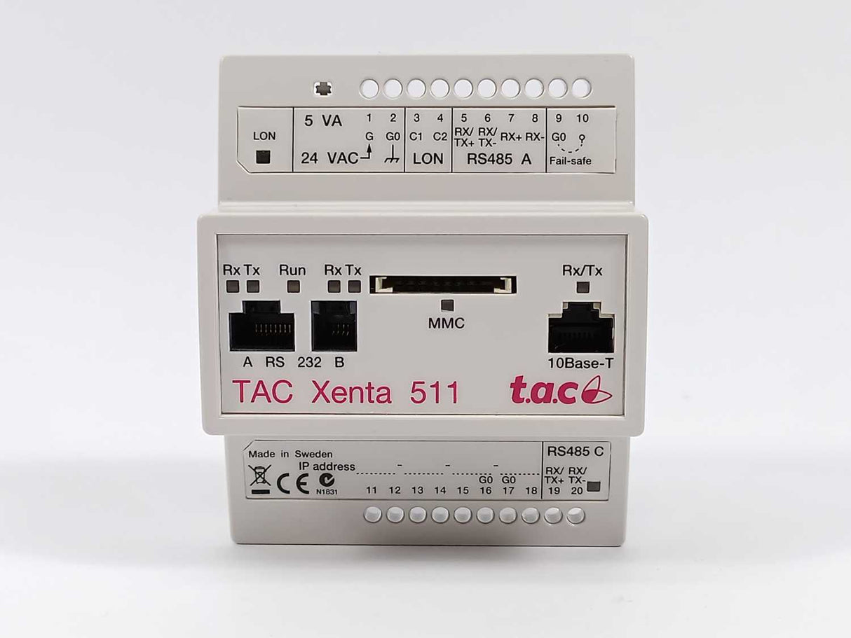 t.a.c 0-073-0811-0 TAC Xenta 511 Electronics Part Plenum
