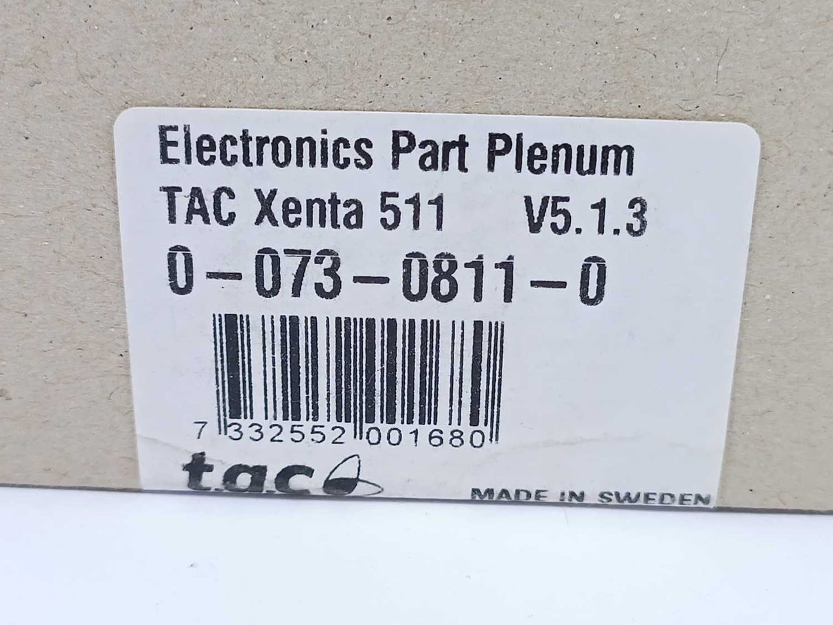 t.a.c 0-073-0811-0 TAC Xenta 511 Electronics Part Plenum