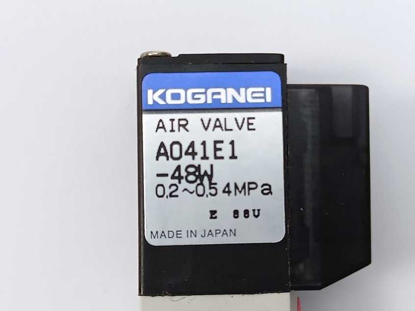 Koganei AME07-E1-PSL-17W Micro Vacuum Ejector w/ Solenoid Air Valve A041E1-48W