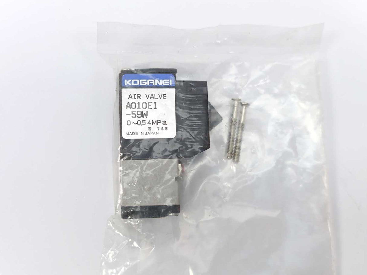 Koganei A010E1-59W Solenoid Air Valve