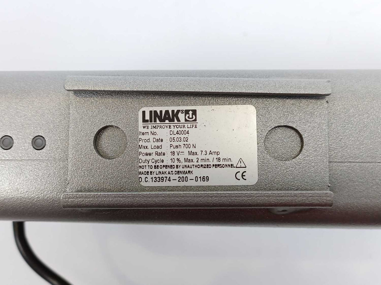 LINAK DL40004 Electric Linear Actuator, Max load: Push 700 N