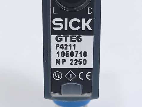 SICK 1050710 GTE6-P4211 Photoelectric Proximity Sensor