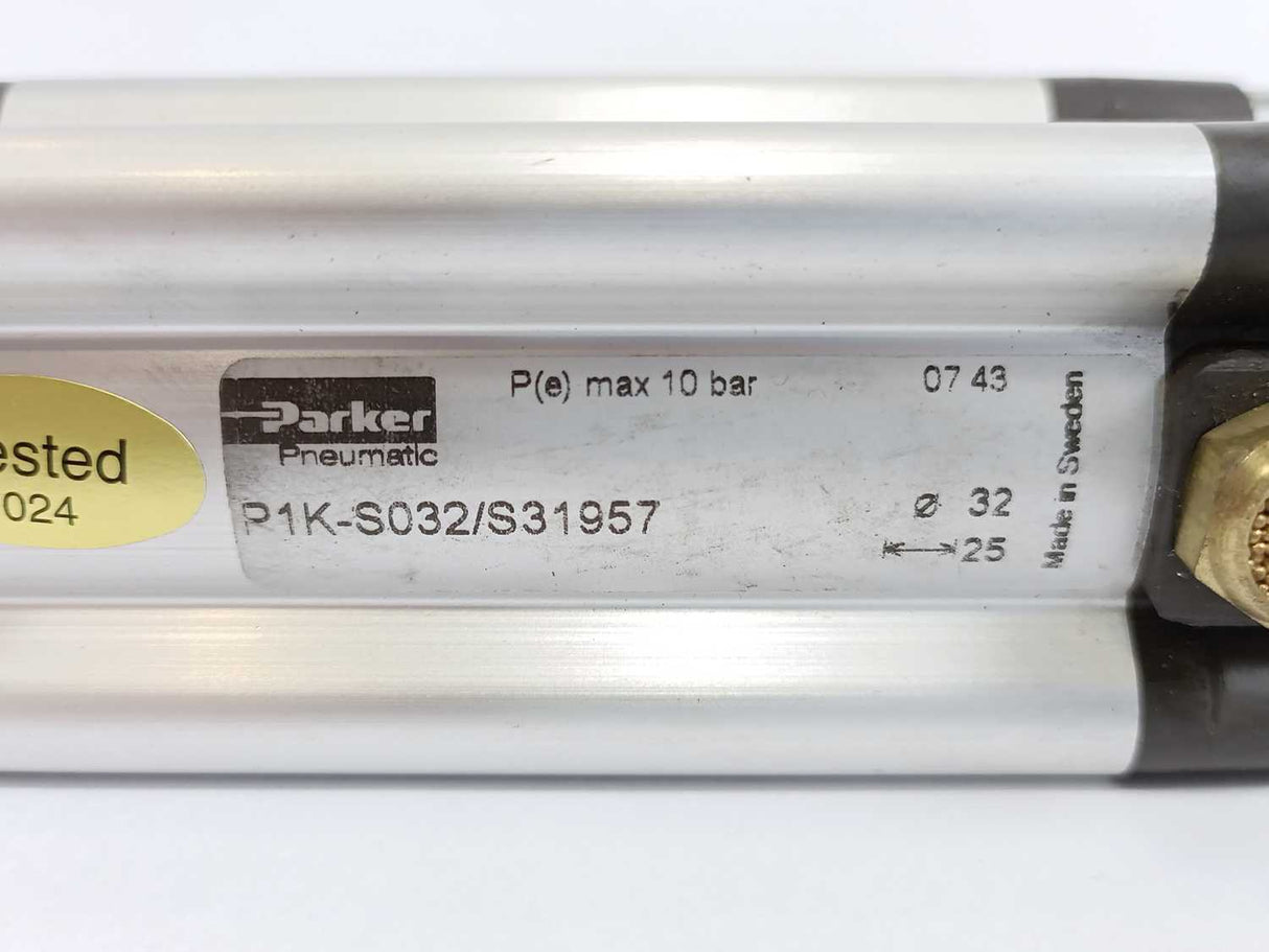 Parker Pneumatic P1K-S032/S31957 P1K 32mm Bore Double-acting Profile Cylinder