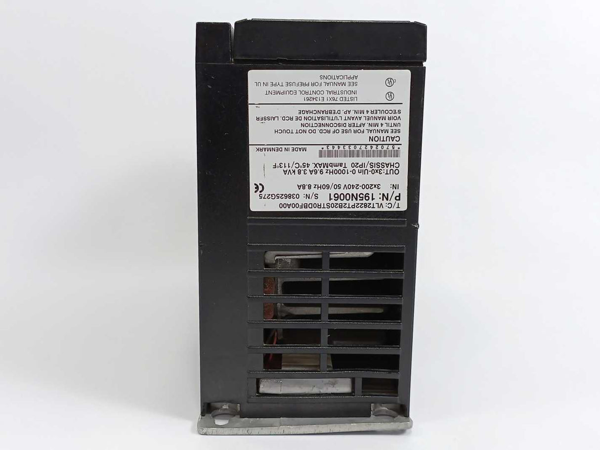 Danfoss 195N0061 VLT 2800 Drive VLT2822PT2B20ST0DBF00A00 3.8kVA