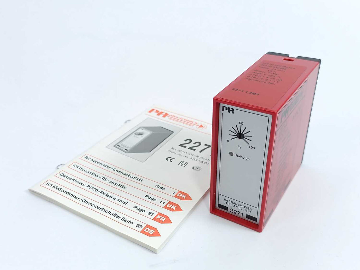 PR Electronics 2271 L2B2 R/I Transmitter/Trip Amplifier