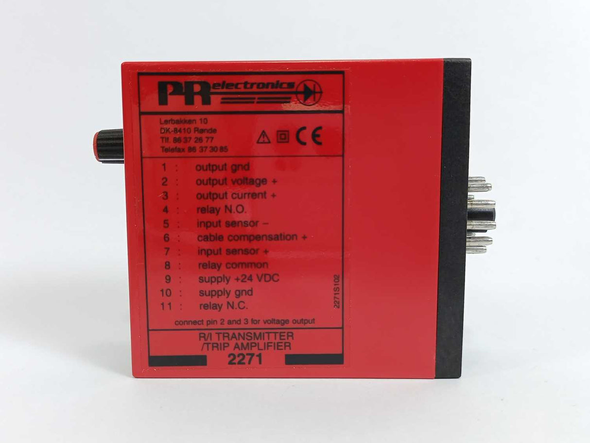 PR Electronics 2271 L2A1 R/I Transmitter/Trip Amplifier