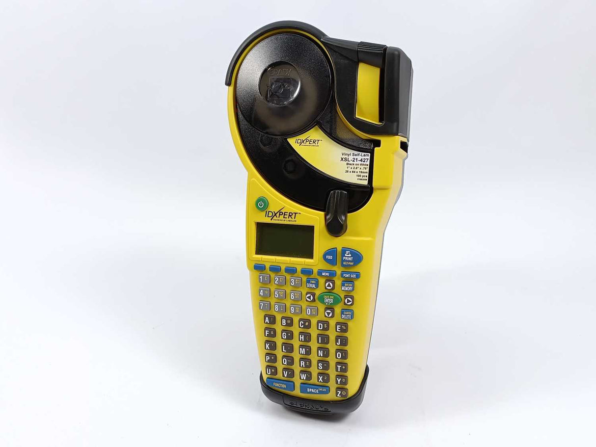 Brady IDXPERT Handheld Labeler + 2x XSL-21-427 + XC-1500-580-WT-BK